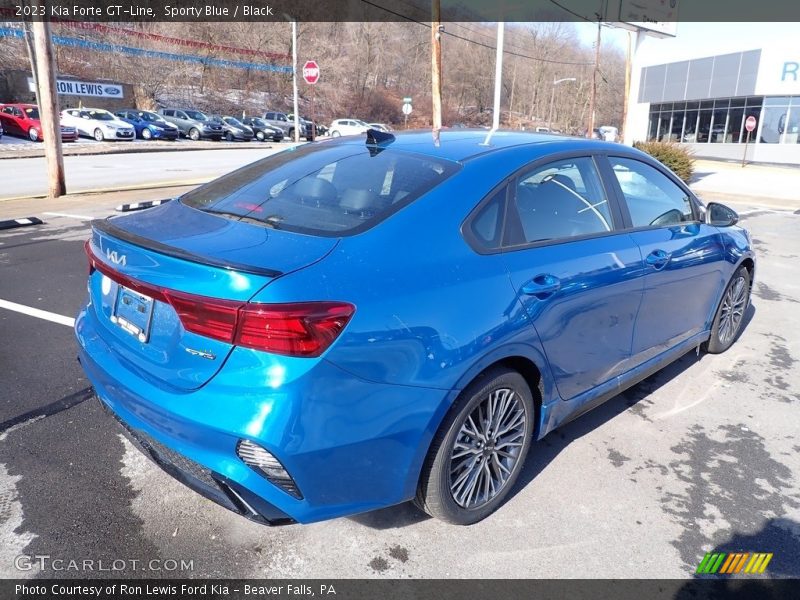 Sporty Blue / Black 2023 Kia Forte GT-Line