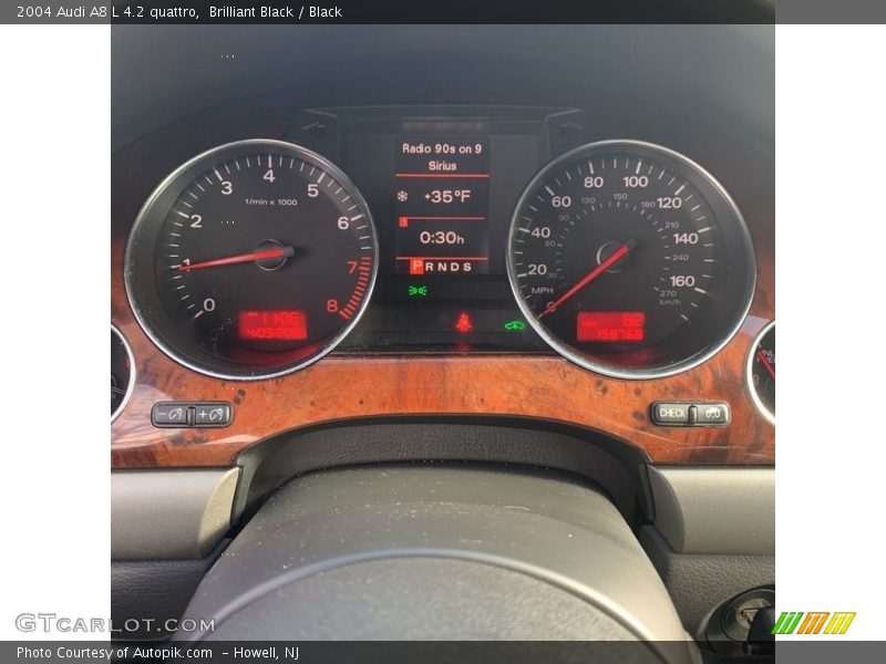 Brilliant Black / Black 2004 Audi A8 L 4.2 quattro