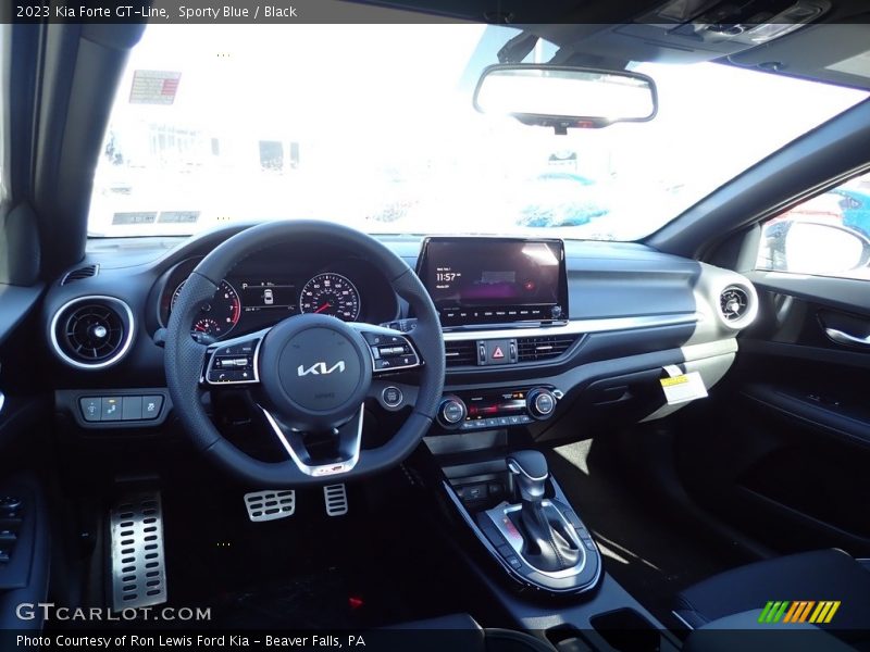 Sporty Blue / Black 2023 Kia Forte GT-Line