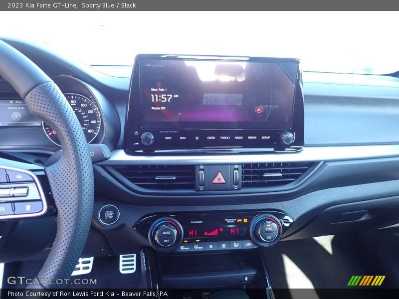 Sporty Blue / Black 2023 Kia Forte GT-Line