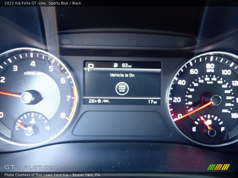 Sporty Blue / Black 2023 Kia Forte GT-Line