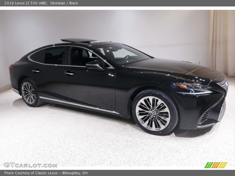 Obsidian / Black 2019 Lexus LS 500 AWD