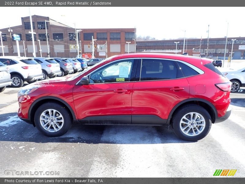 Rapid Red Metallic / Sandstone 2022 Ford Escape SE 4WD