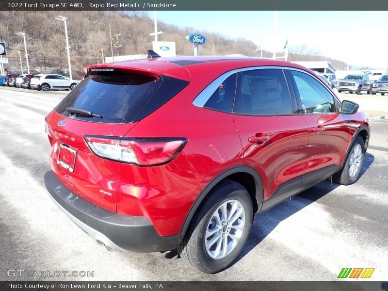 Rapid Red Metallic / Sandstone 2022 Ford Escape SE 4WD