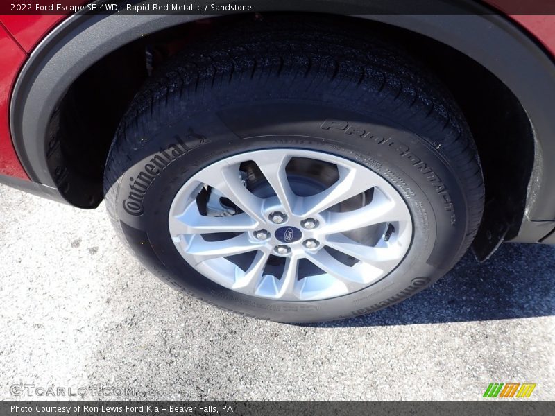 Rapid Red Metallic / Sandstone 2022 Ford Escape SE 4WD