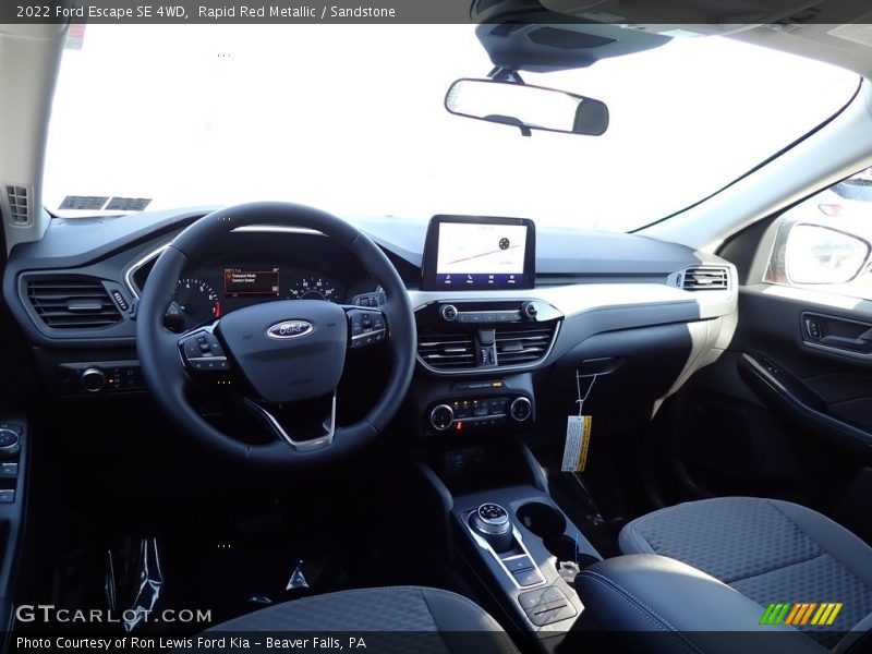 Rapid Red Metallic / Sandstone 2022 Ford Escape SE 4WD