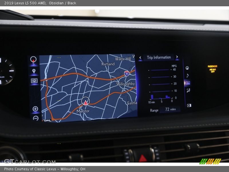 Obsidian / Black 2019 Lexus LS 500 AWD