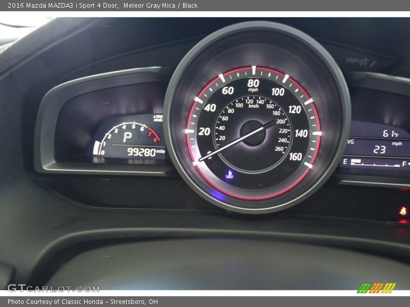  2016 MAZDA3 i Sport 4 Door i Sport 4 Door Gauges