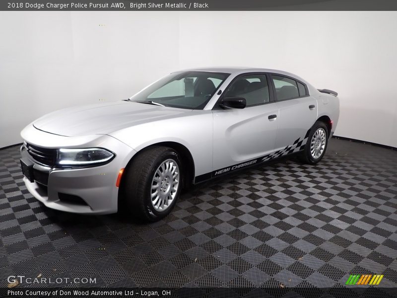 Front 3/4 View of 2018 Charger Police Pursuit AWD