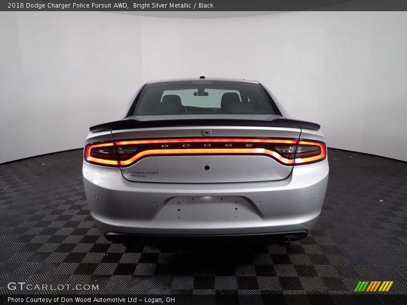 Bright Silver Metallic / Black 2018 Dodge Charger Police Pursuit AWD