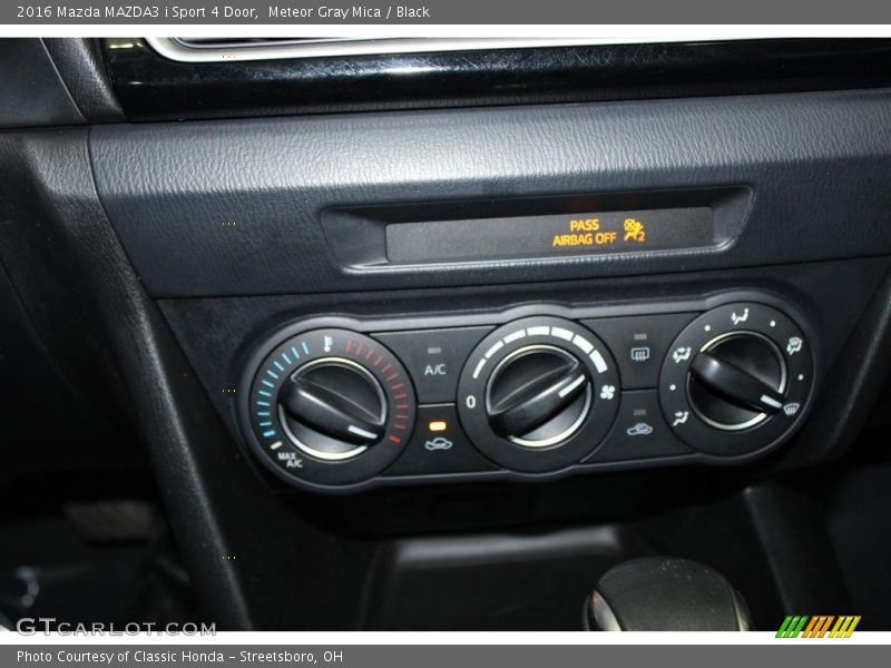 Controls of 2016 MAZDA3 i Sport 4 Door