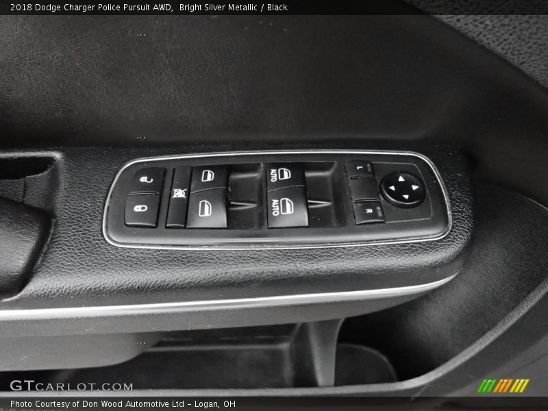Bright Silver Metallic / Black 2018 Dodge Charger Police Pursuit AWD