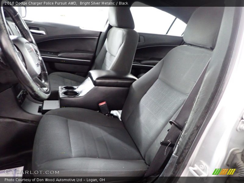 Bright Silver Metallic / Black 2018 Dodge Charger Police Pursuit AWD