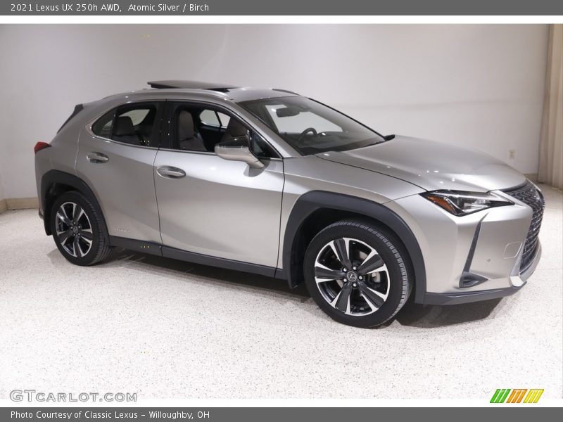 Atomic Silver / Birch 2021 Lexus UX 250h AWD