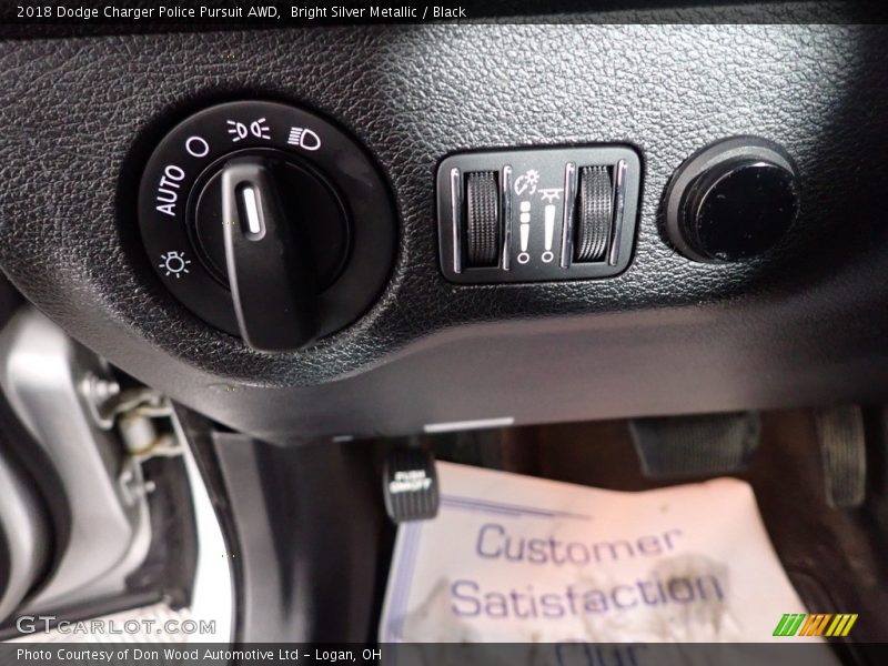 Controls of 2018 Charger Police Pursuit AWD