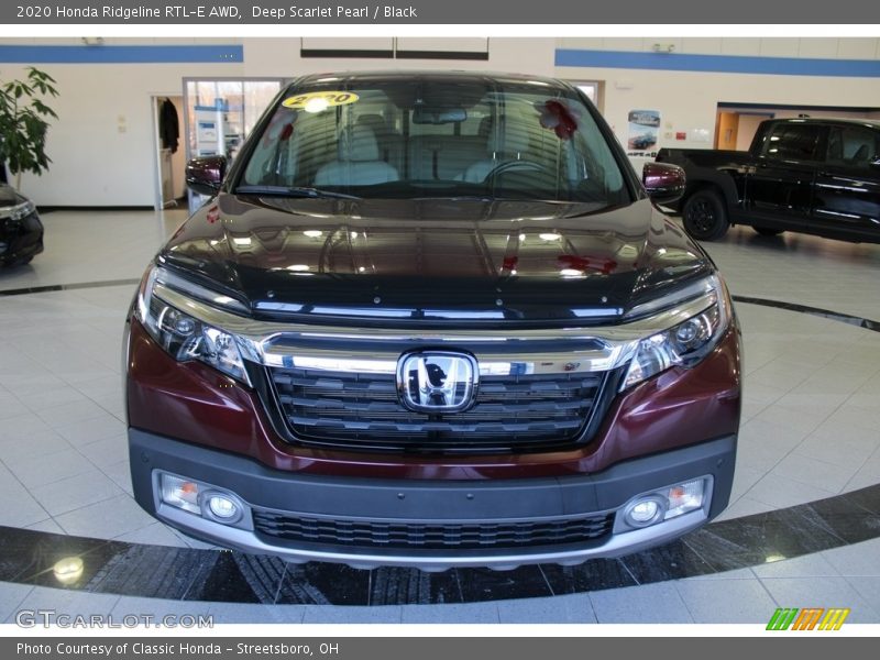 Deep Scarlet Pearl / Black 2020 Honda Ridgeline RTL-E AWD