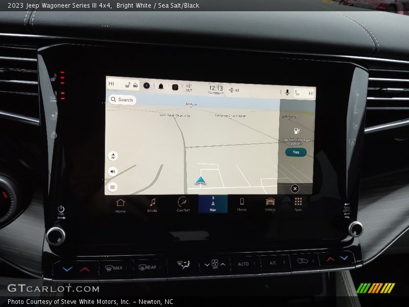 Navigation of 2023 Wagoneer Series III 4x4