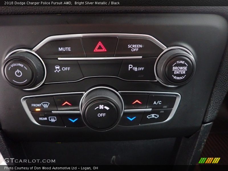 Controls of 2018 Charger Police Pursuit AWD