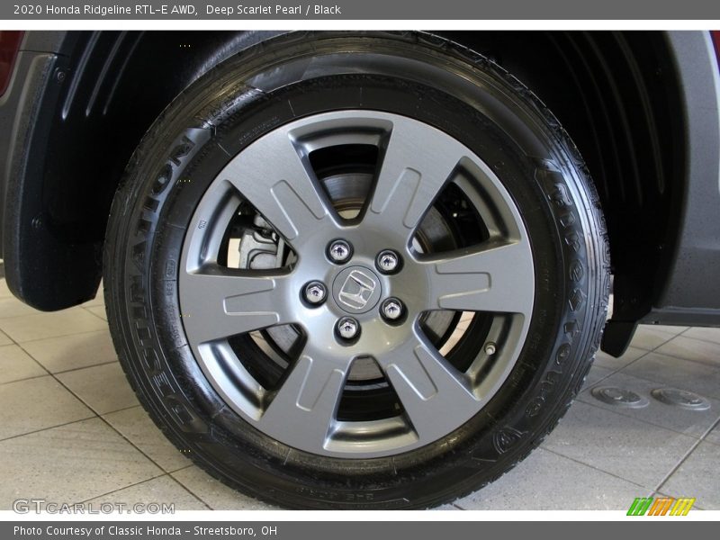 Deep Scarlet Pearl / Black 2020 Honda Ridgeline RTL-E AWD