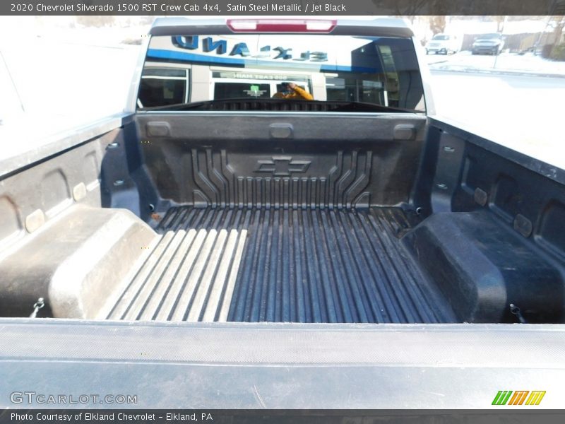 Satin Steel Metallic / Jet Black 2020 Chevrolet Silverado 1500 RST Crew Cab 4x4