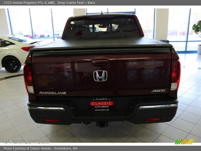 Deep Scarlet Pearl / Black 2020 Honda Ridgeline RTL-E AWD