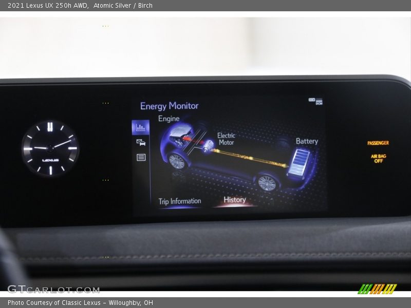 Atomic Silver / Birch 2021 Lexus UX 250h AWD