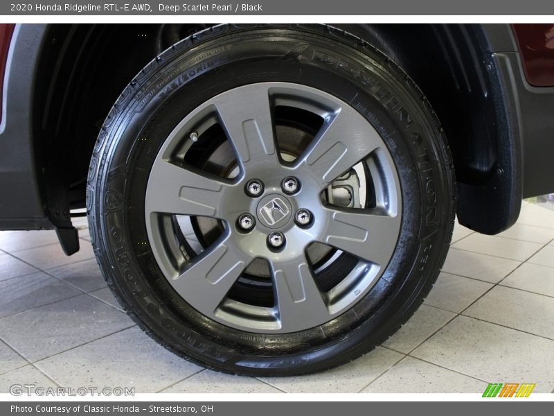 Deep Scarlet Pearl / Black 2020 Honda Ridgeline RTL-E AWD