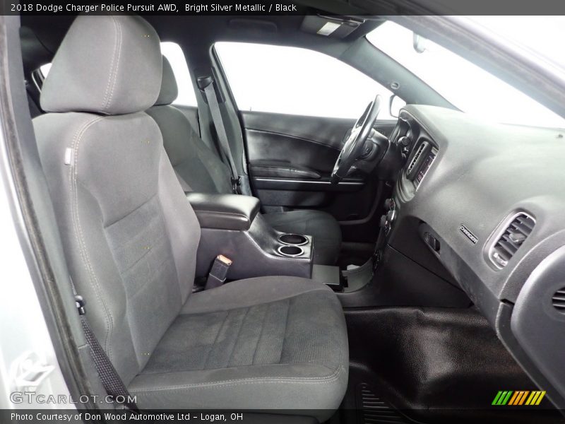 Front Seat of 2018 Charger Police Pursuit AWD