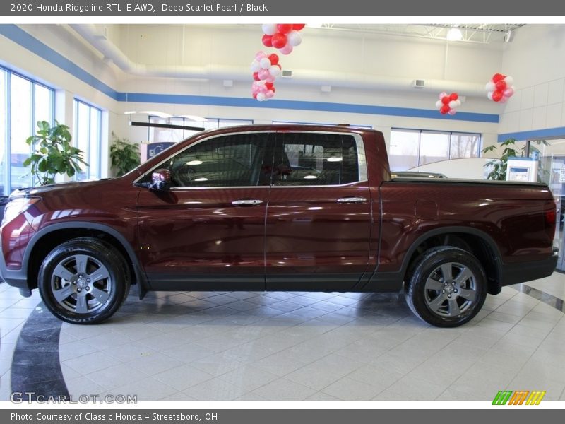 Deep Scarlet Pearl / Black 2020 Honda Ridgeline RTL-E AWD