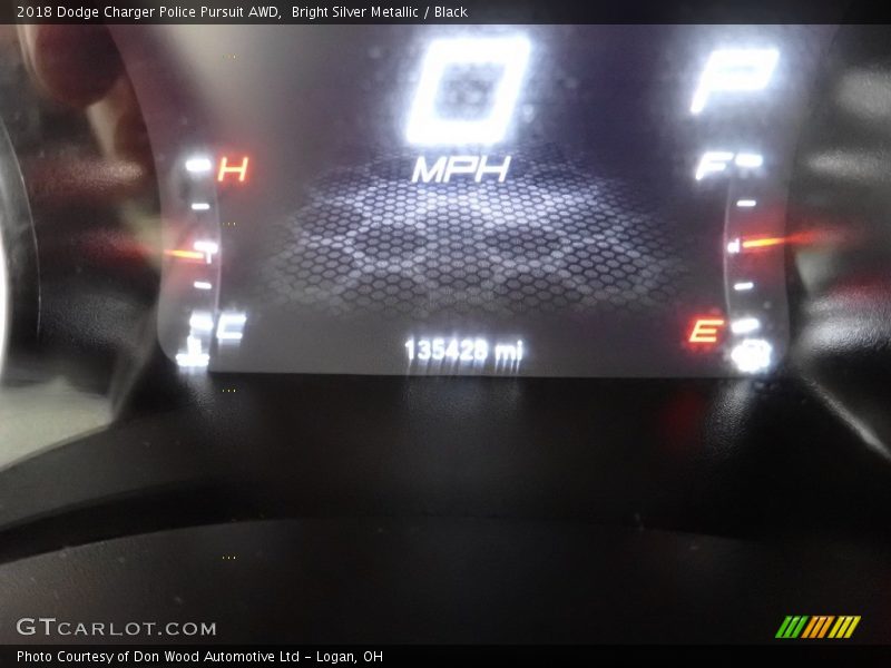 Bright Silver Metallic / Black 2018 Dodge Charger Police Pursuit AWD