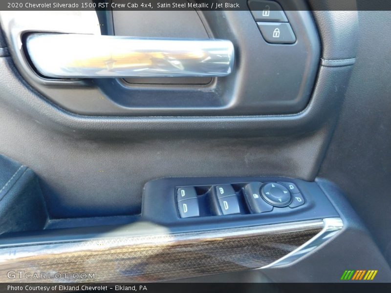 Satin Steel Metallic / Jet Black 2020 Chevrolet Silverado 1500 RST Crew Cab 4x4