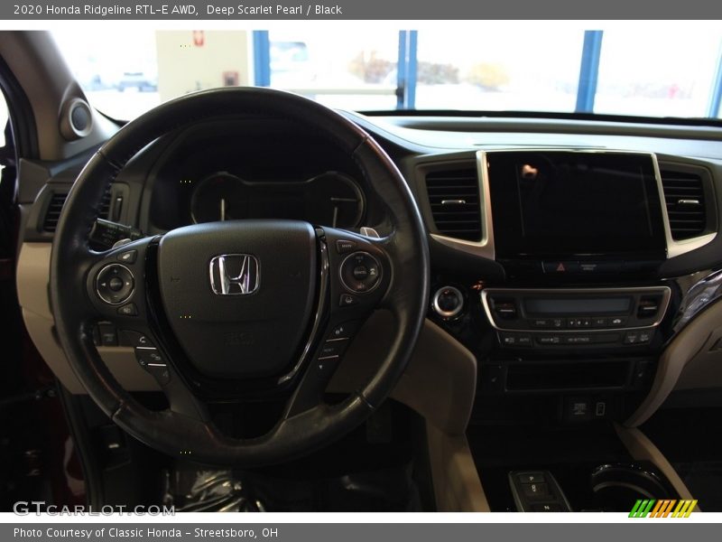 Deep Scarlet Pearl / Black 2020 Honda Ridgeline RTL-E AWD