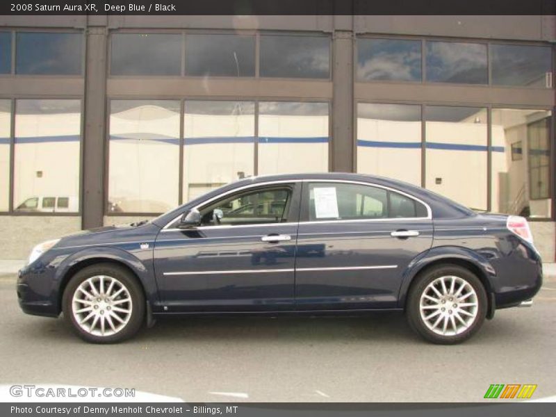 Deep Blue / Black 2008 Saturn Aura XR