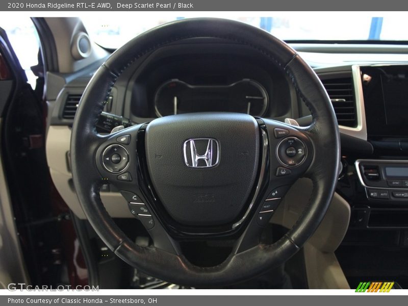 Deep Scarlet Pearl / Black 2020 Honda Ridgeline RTL-E AWD