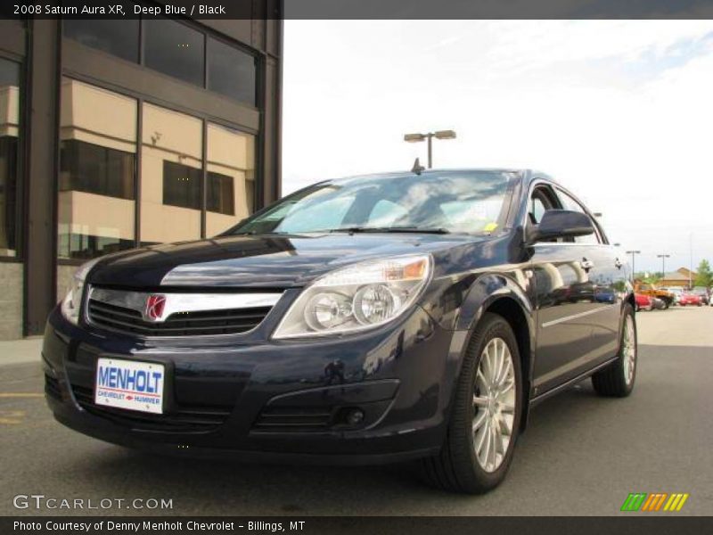 Deep Blue / Black 2008 Saturn Aura XR