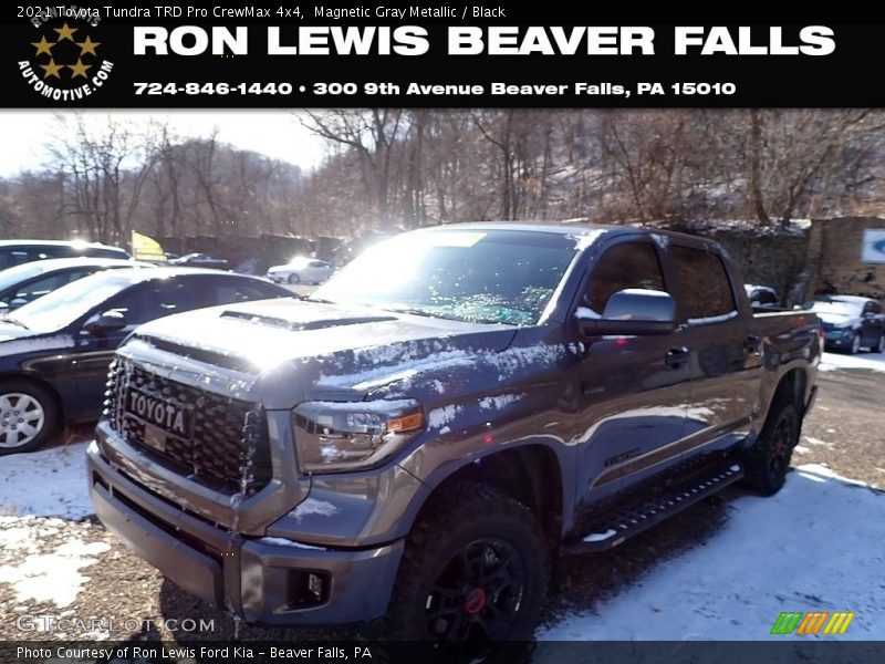 Magnetic Gray Metallic / Black 2021 Toyota Tundra TRD Pro CrewMax 4x4