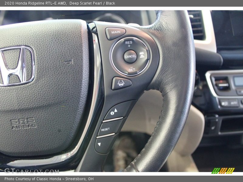 Deep Scarlet Pearl / Black 2020 Honda Ridgeline RTL-E AWD