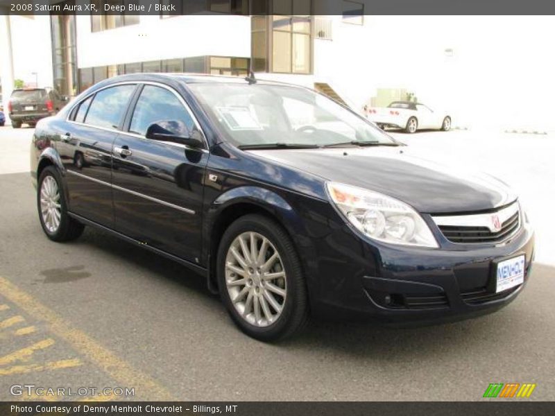 Deep Blue / Black 2008 Saturn Aura XR