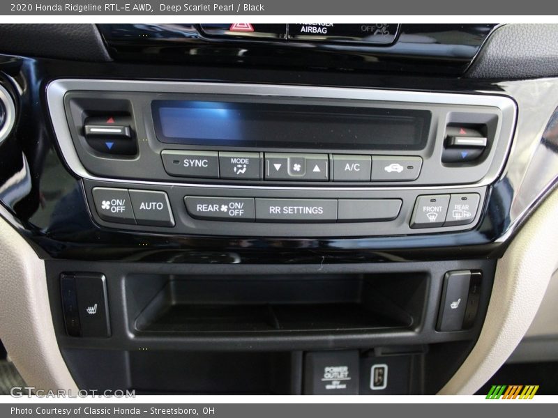 Deep Scarlet Pearl / Black 2020 Honda Ridgeline RTL-E AWD