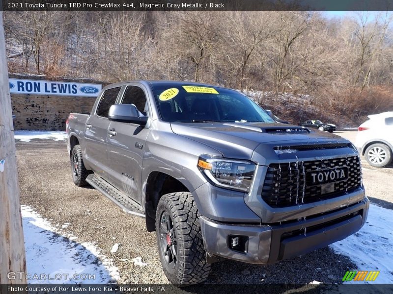 Magnetic Gray Metallic / Black 2021 Toyota Tundra TRD Pro CrewMax 4x4