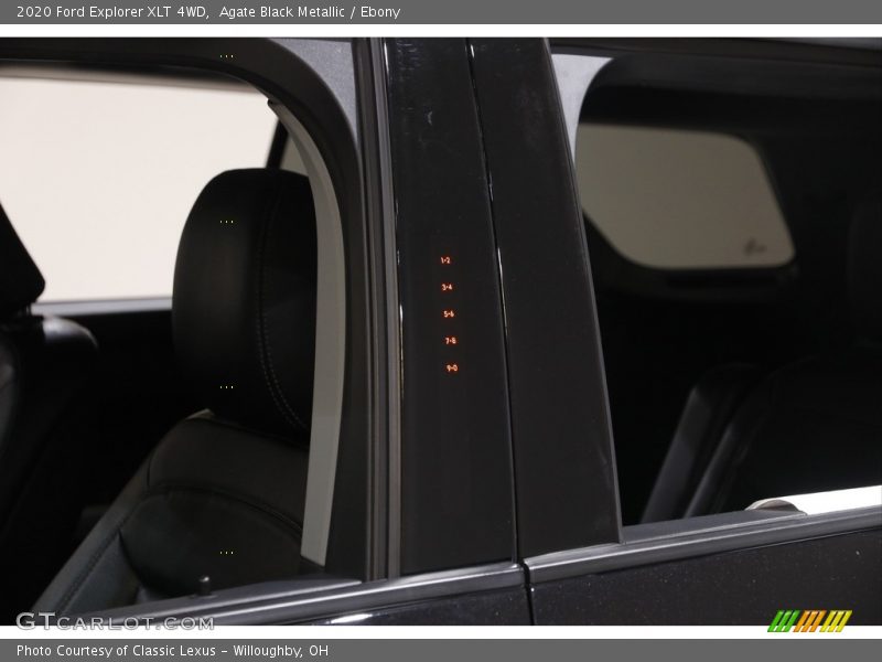 Agate Black Metallic / Ebony 2020 Ford Explorer XLT 4WD