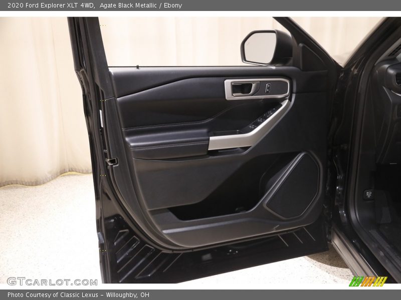 Agate Black Metallic / Ebony 2020 Ford Explorer XLT 4WD