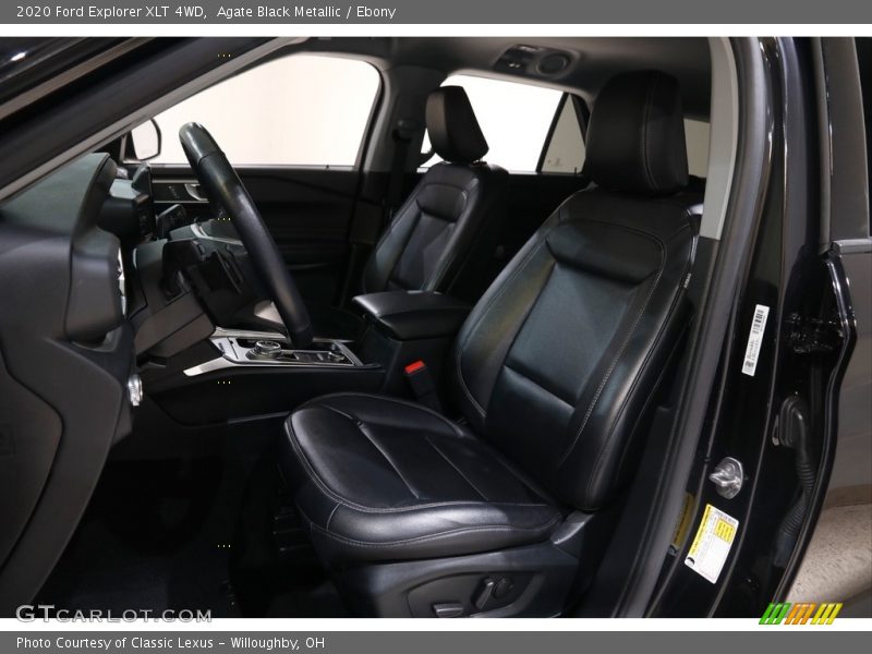 Agate Black Metallic / Ebony 2020 Ford Explorer XLT 4WD