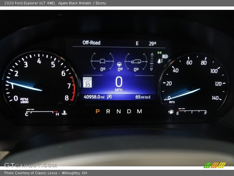 Agate Black Metallic / Ebony 2020 Ford Explorer XLT 4WD