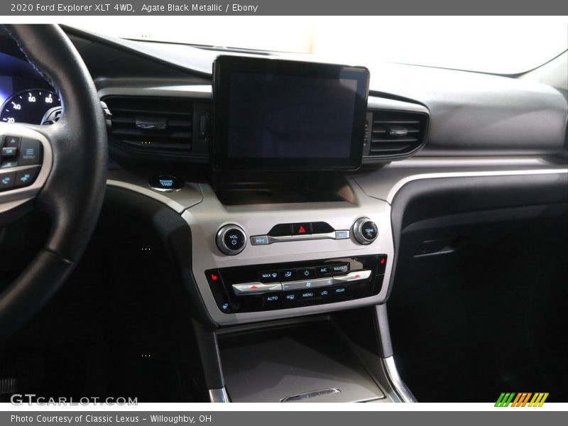 Agate Black Metallic / Ebony 2020 Ford Explorer XLT 4WD