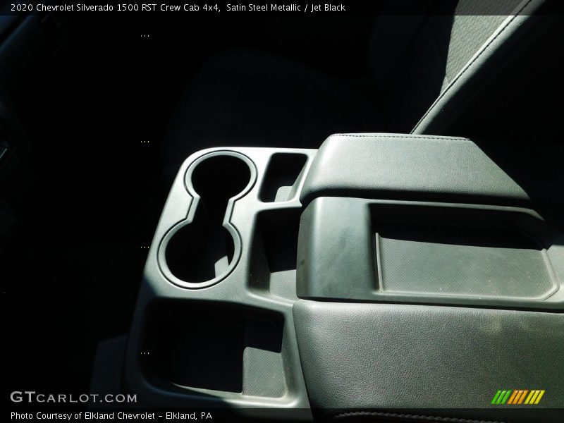 Satin Steel Metallic / Jet Black 2020 Chevrolet Silverado 1500 RST Crew Cab 4x4