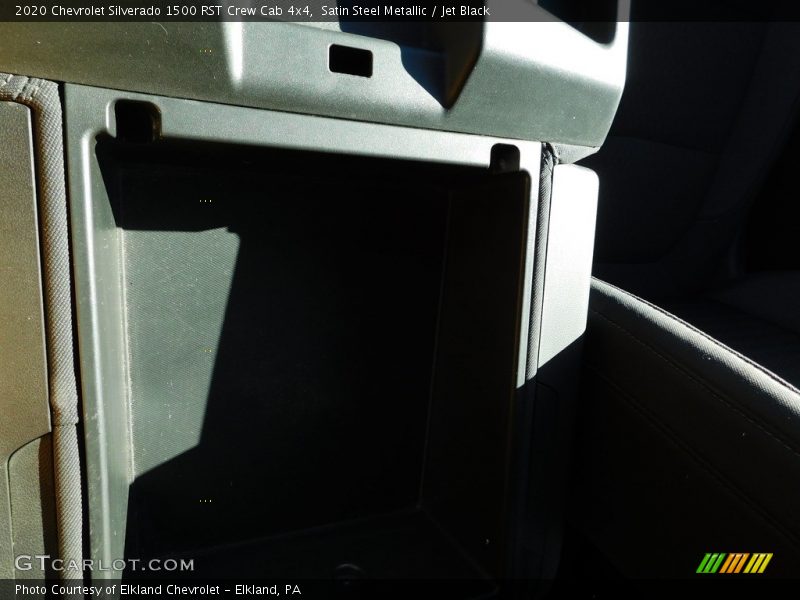 Satin Steel Metallic / Jet Black 2020 Chevrolet Silverado 1500 RST Crew Cab 4x4