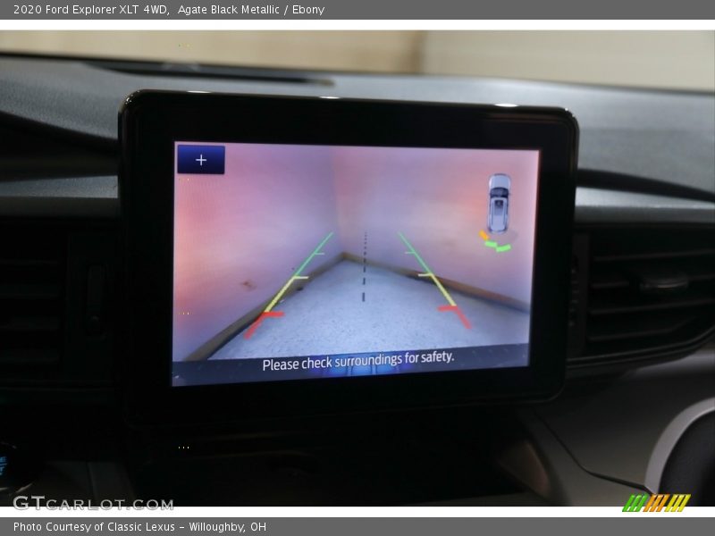 Agate Black Metallic / Ebony 2020 Ford Explorer XLT 4WD