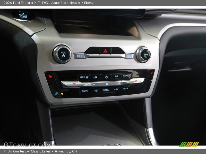 Agate Black Metallic / Ebony 2020 Ford Explorer XLT 4WD