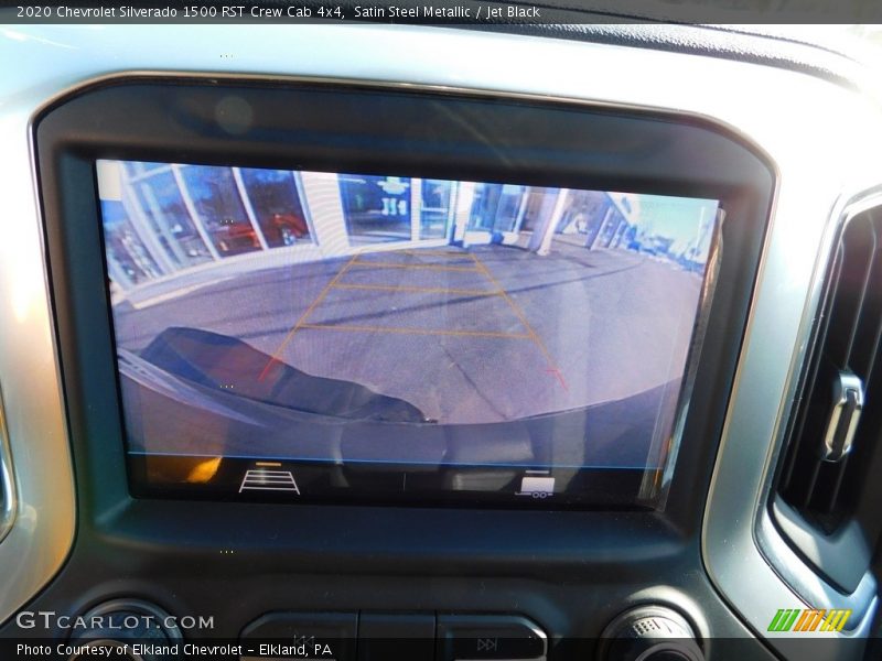 Satin Steel Metallic / Jet Black 2020 Chevrolet Silverado 1500 RST Crew Cab 4x4